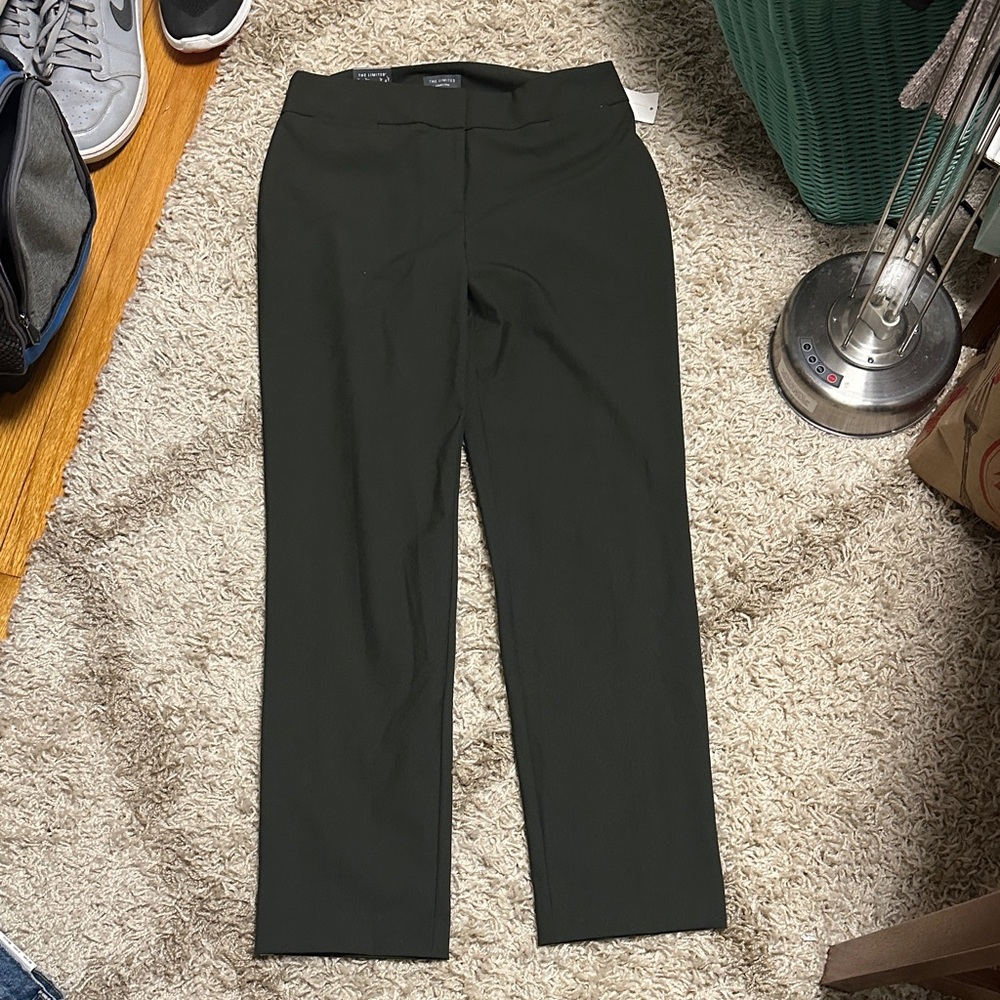 The Limited Dark Green Straight Pants